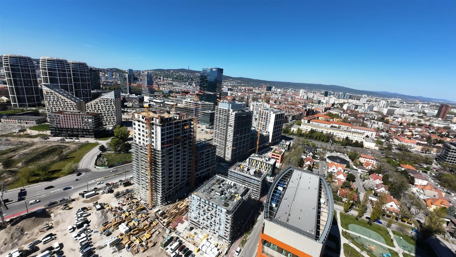 Klingerka 2, Bratislava, panoráma výstavby